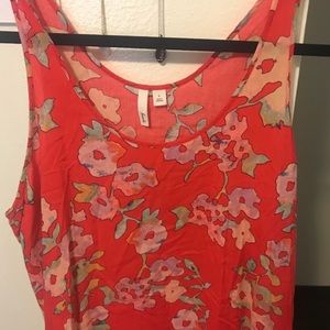 Nordstrom Floral Tank Top (red) Nordstrom Floral Tank Top (red)