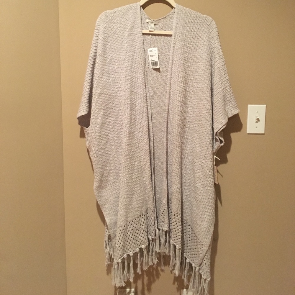 Long Gray Cardigan