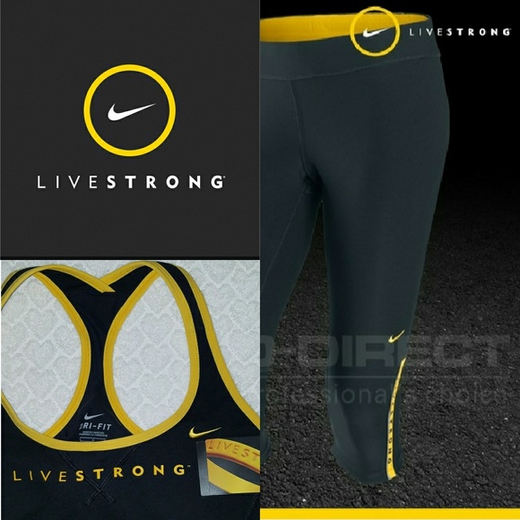 Nike Tops - 🍃⚘Nike ⚘🍃Livestrong Top & Capri Bundle EUC