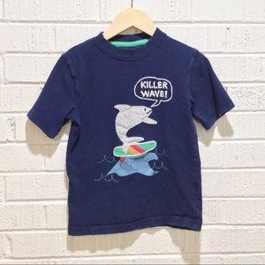 4T Gymboree Navy blue Shark Tee
