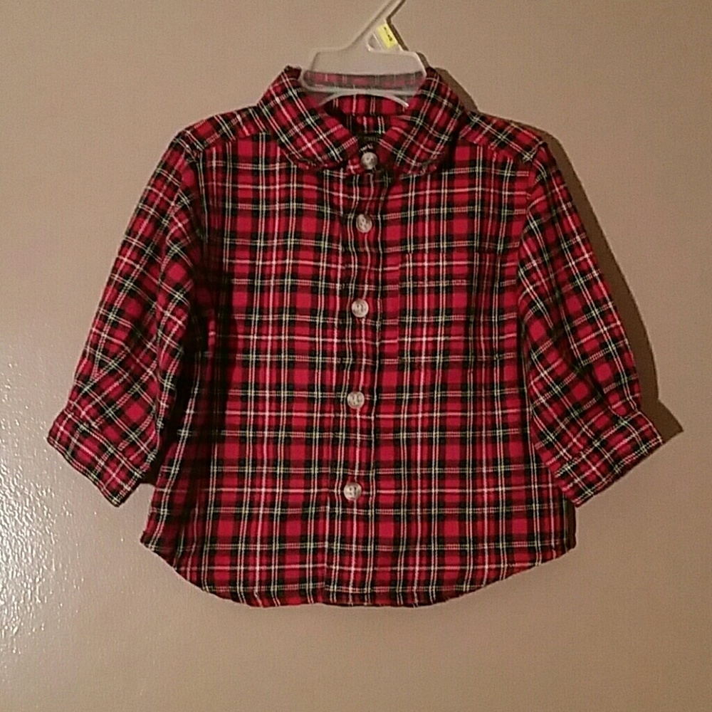 ⛄The Children's Place Red Flannel Shirt⛄