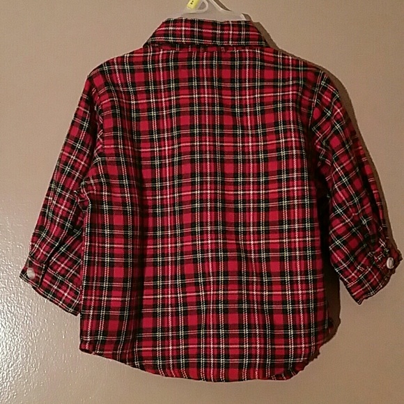 ⛄The Children's Place Red Flannel Shirt⛄ - Picture 3 of 3