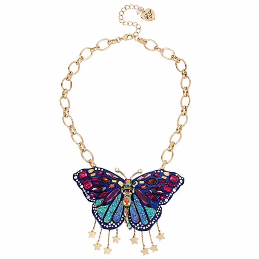 Betsey Johnson Butterfly Dreams necklace $100
