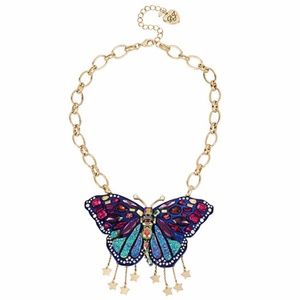 Betsey Johnson Butterfly Dreams necklace $100