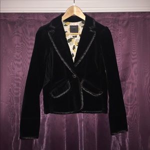 Black Velvet Blazer