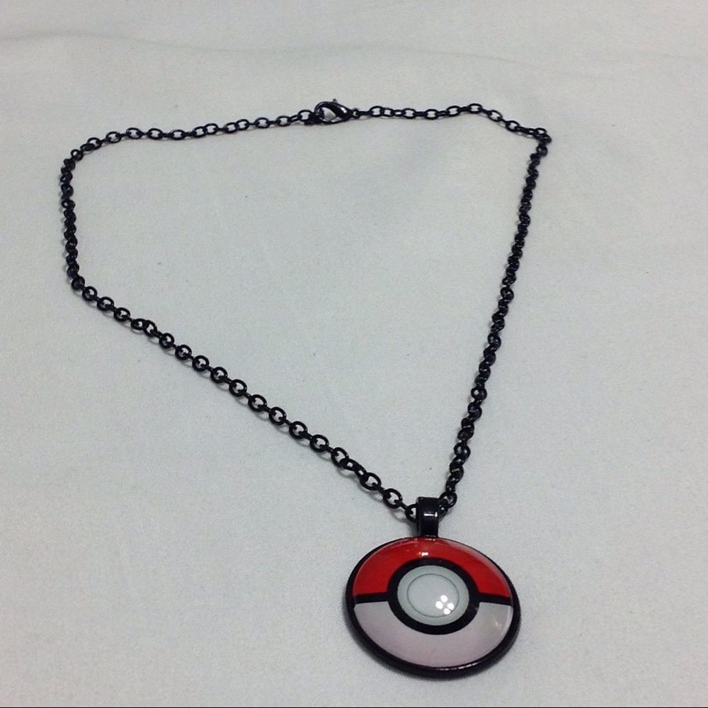 Pokemon pokey ball necklace