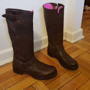 Frye Engineer Boots 15R Brown Size 8-1/2 Women's