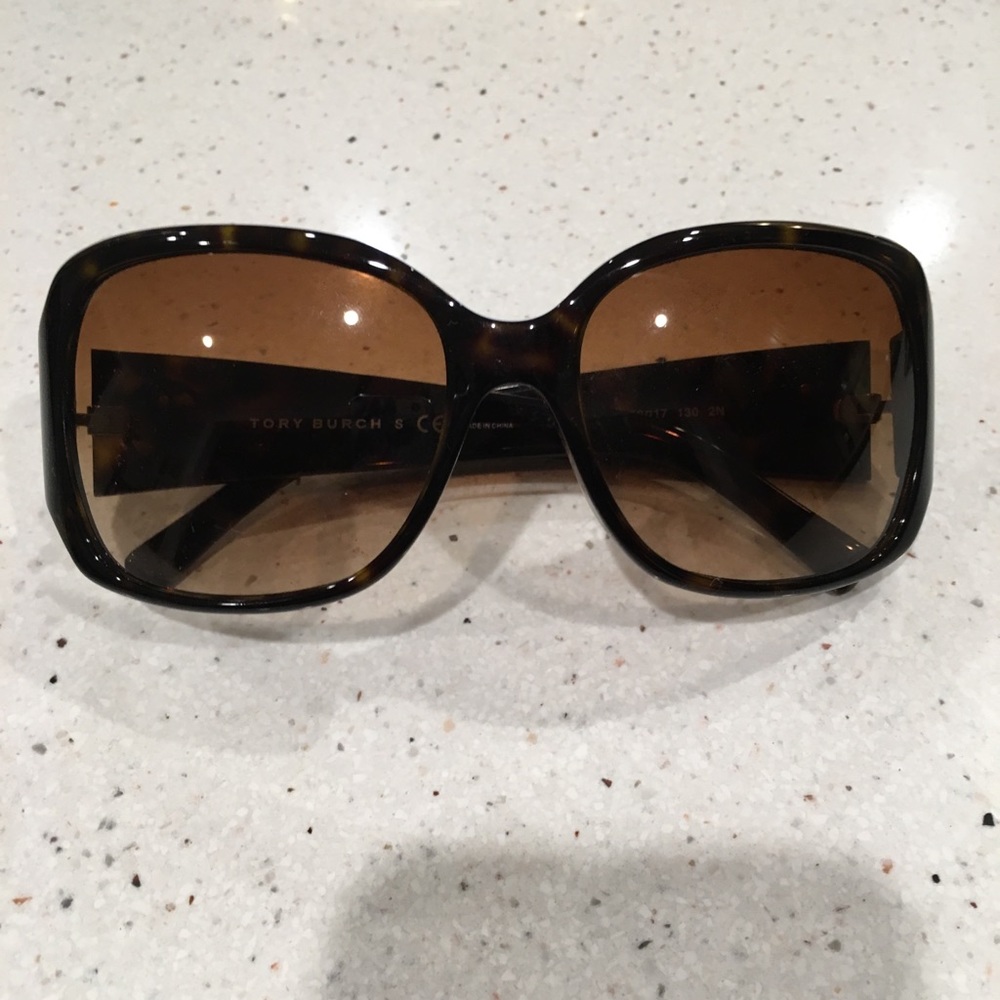 Tory Burch tortoise shell sunglasses