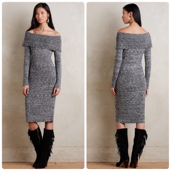 Anthropologie Dresses & Skirts - Anthropologie Moth Sojourn Sweater Dress Marled