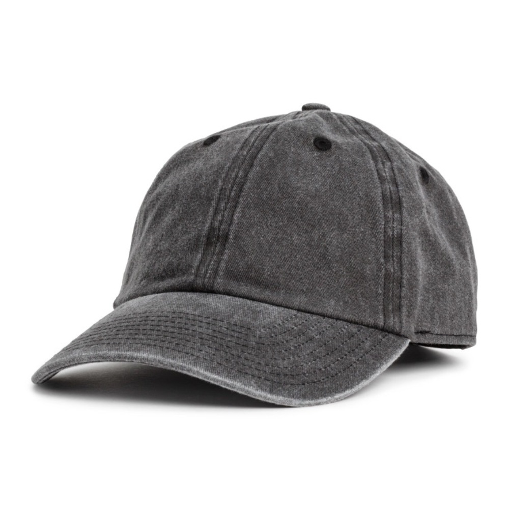 H&M Gray Denim Baseball Hat