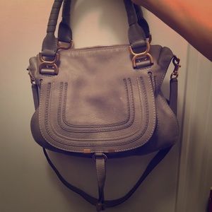 Chloe medium gray bag