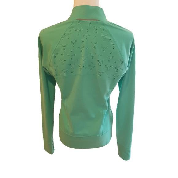Lucy Activewear Teal Green Zip Jacket Size S NWOT - Picture 4 of 8
