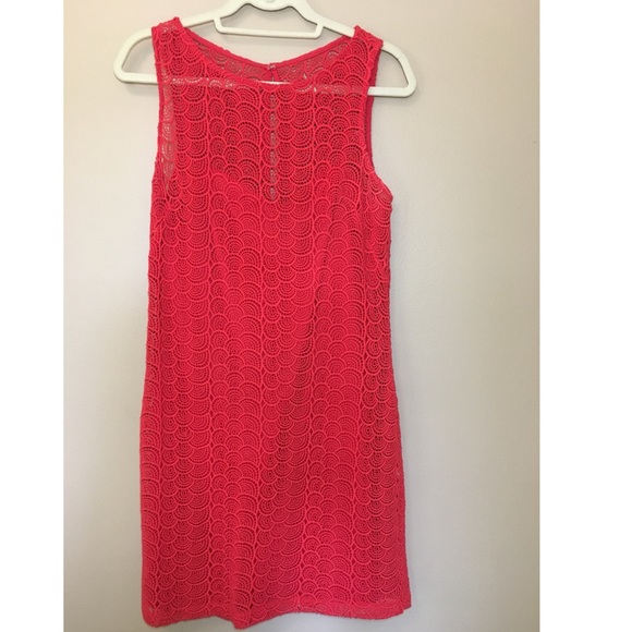 Saks Fifth Ave Lace Overlay Dress - Picture 1 of 4