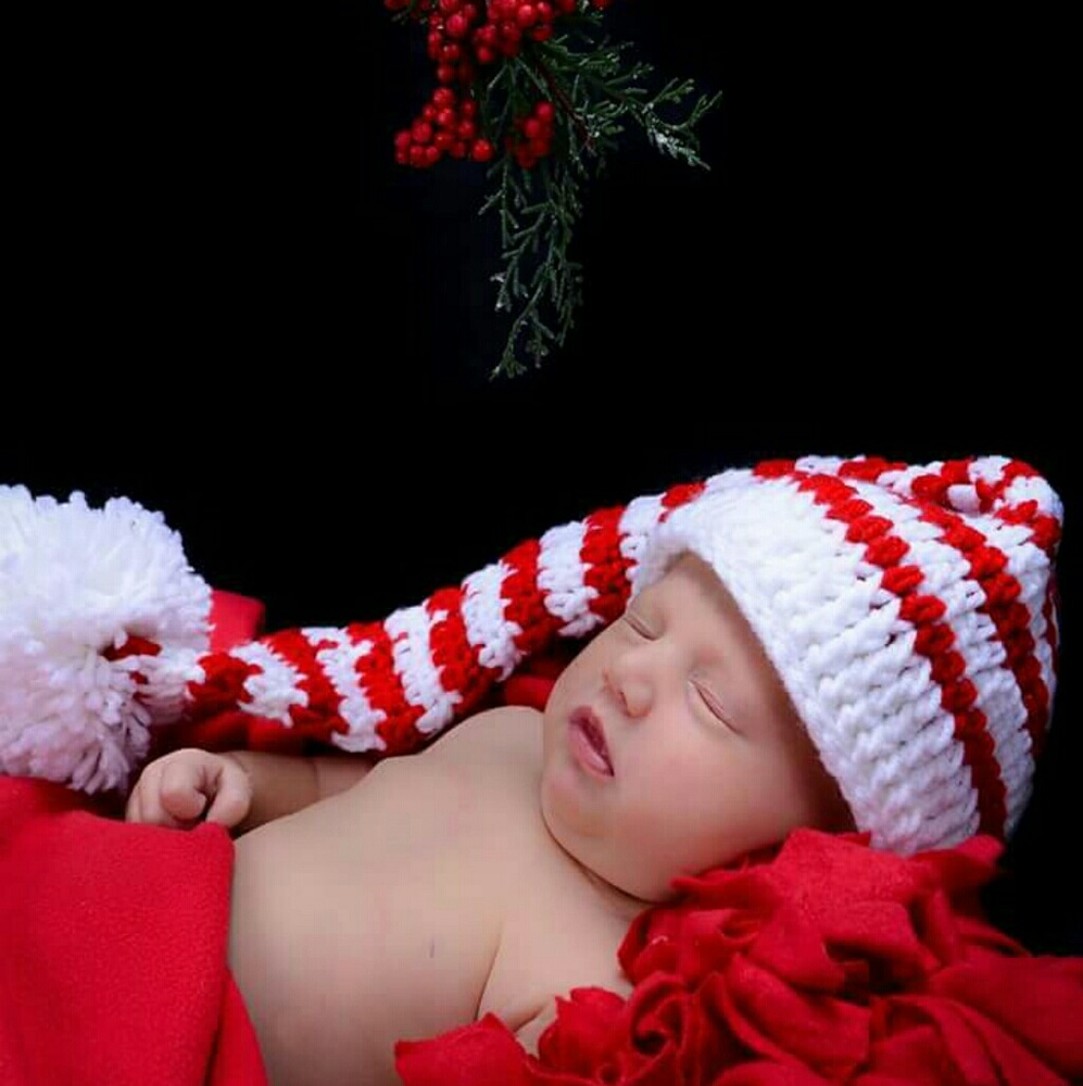 Handmade Santa/elf hat