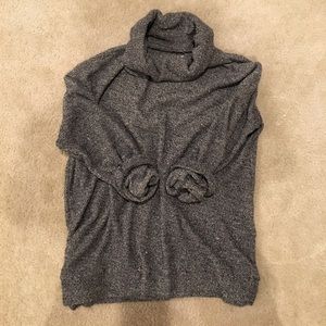 Cozy gray Madewell turtleneck sweater