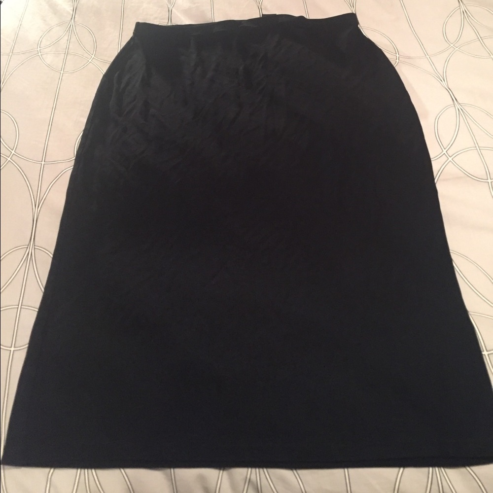Black Stretch Express Skirt, Size M