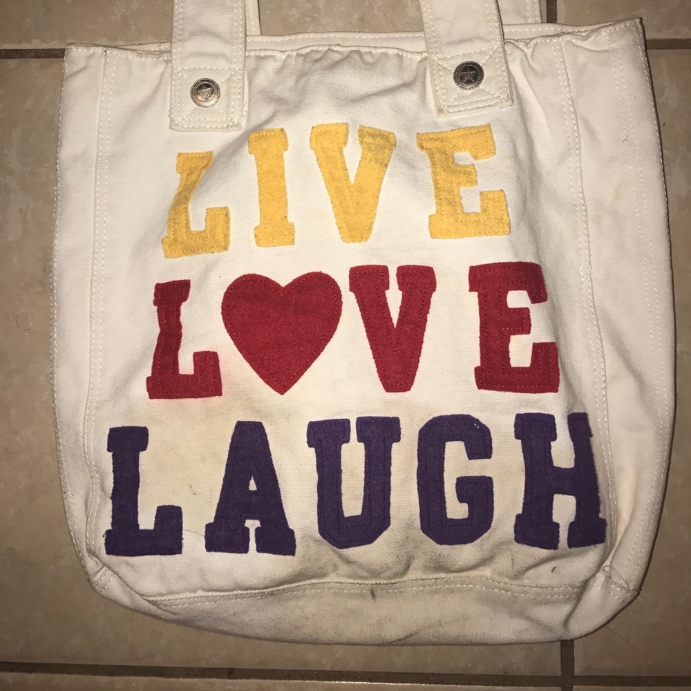 Sale Live Love Laugh Shopper Tote - Picture 2 of 5