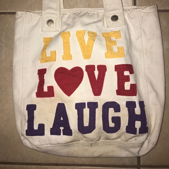 Sale Live Love Laugh Shopper Tote - Picture 2 of 5