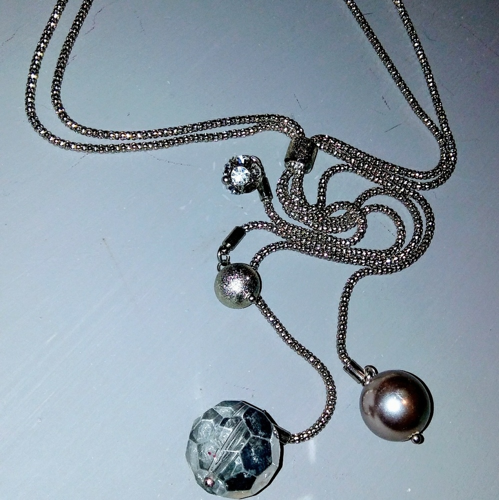 Lia Sophia Ball Drop necklace!