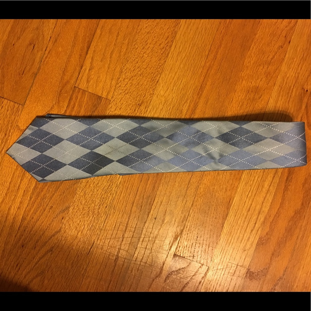 Geoffrey Beene Baby Blue Argyle Men's Tie