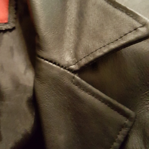 Medium Black women's  Size M Leather Jacket - Picture 5 of 5