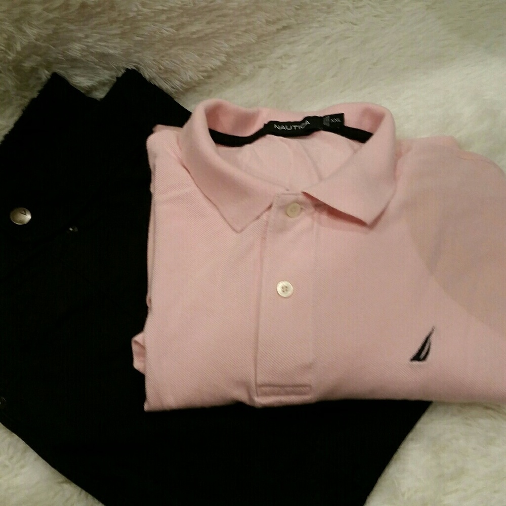 Nautica Short Sleeve Polo Collar Shirt XXL