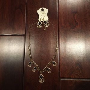 Isis necklace and earrings