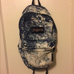 Jansport Acid Wash Denim Backpack