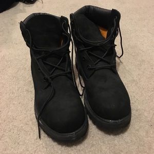 Black Timberland Boots