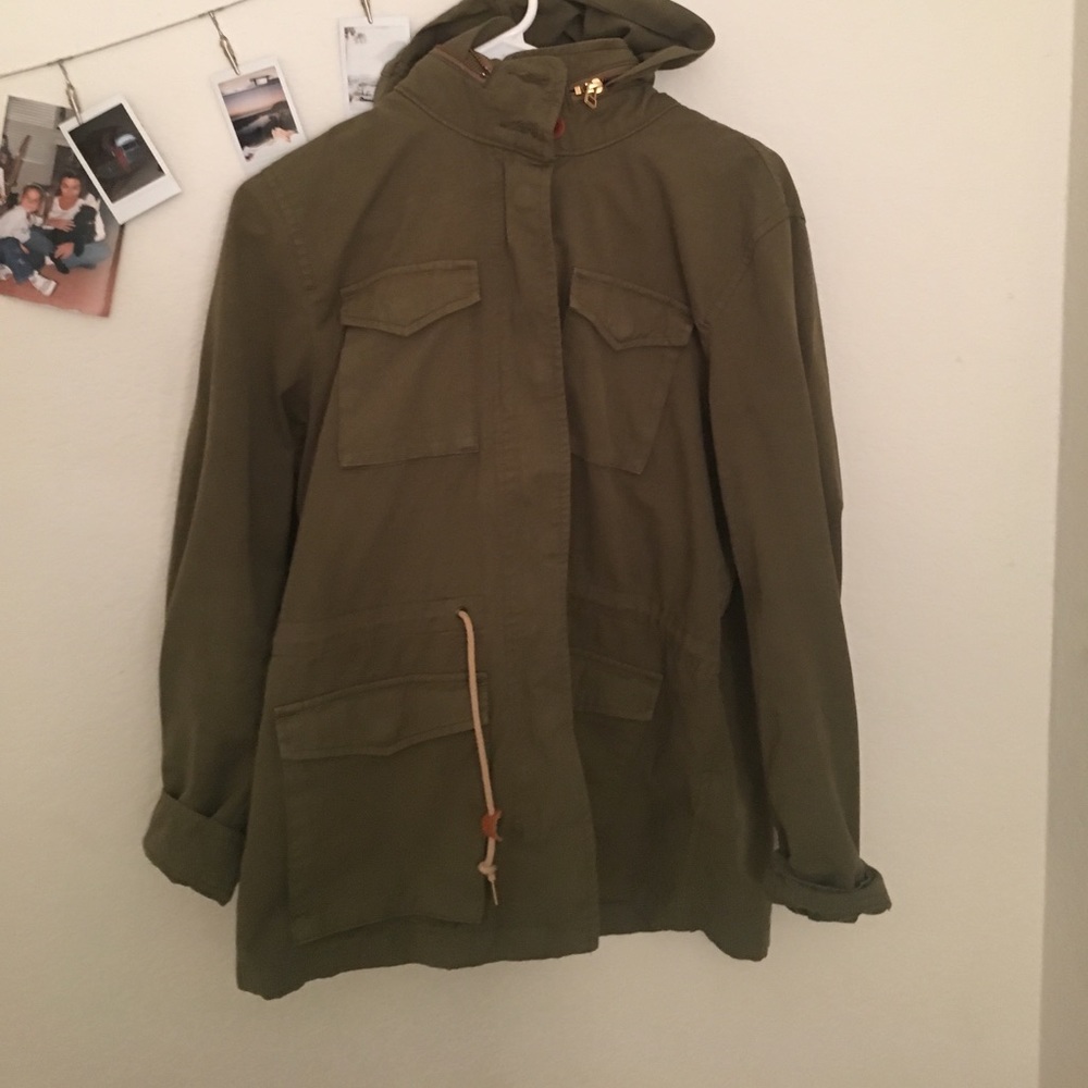 Levi’s Military green jacket. Size M