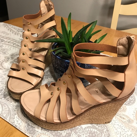 Shoes - Gladiator style wedges