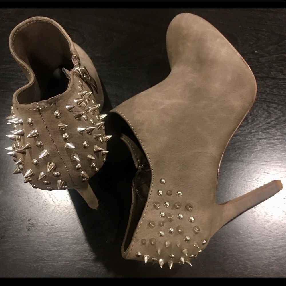 Sole Society Spiked Booties - Never Worn Like New