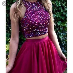 2-Piece Halter Homecoming dress! (right side)