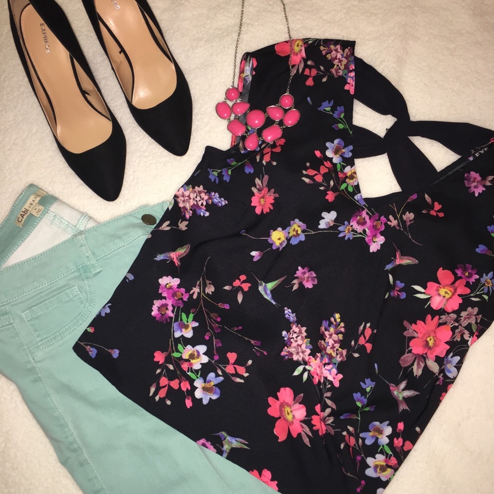 Express Floral Top