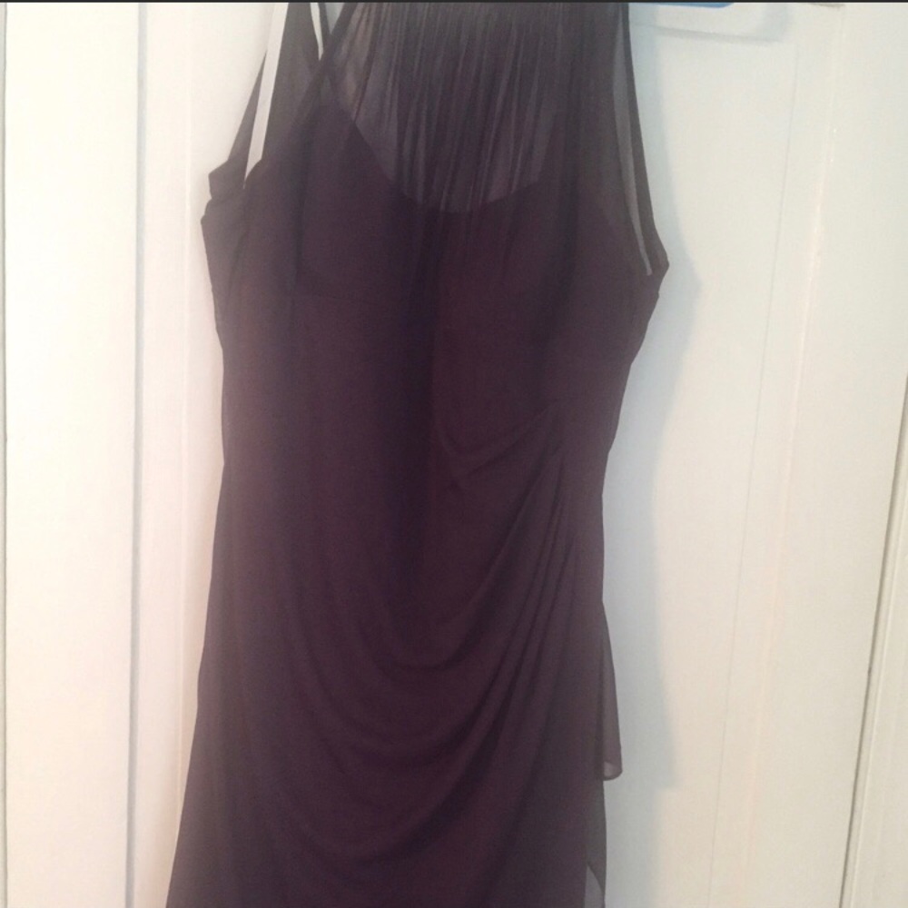 David’s bridal plum bridesmaid dress