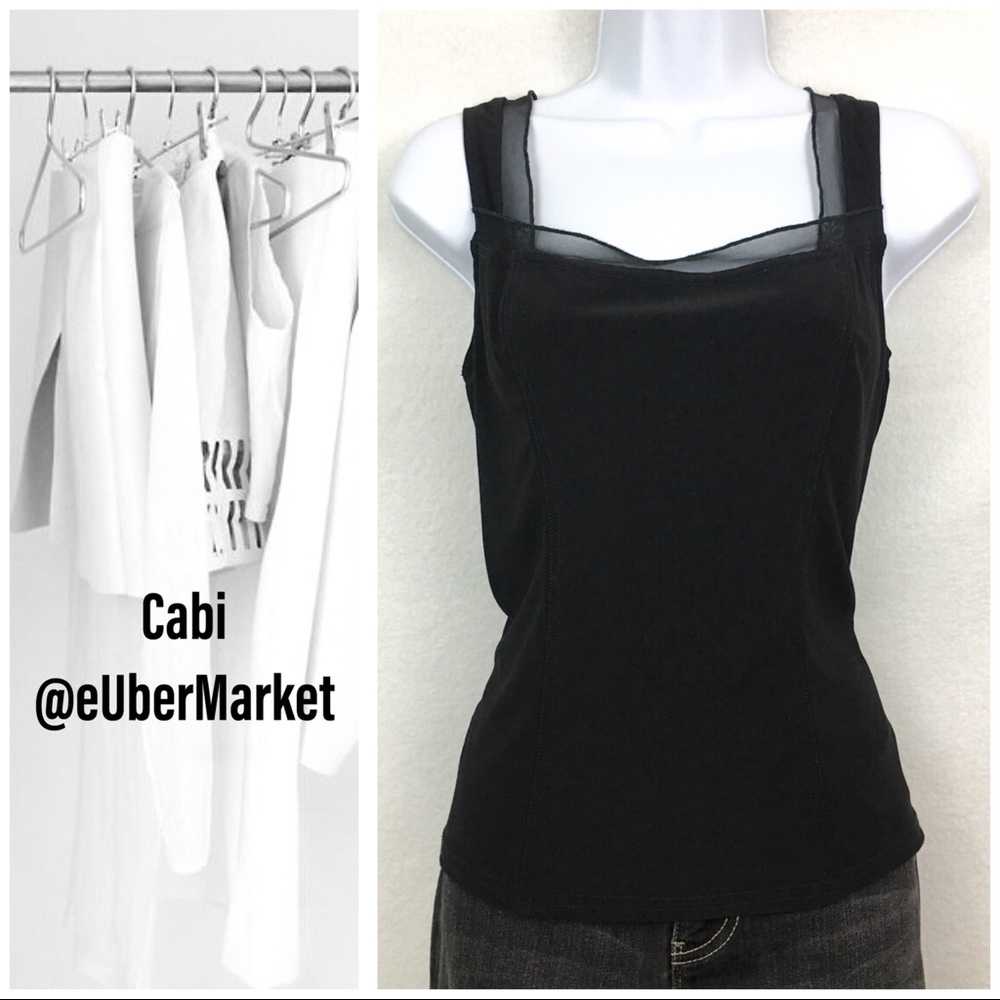EUC Cabi Black Tank Blouse