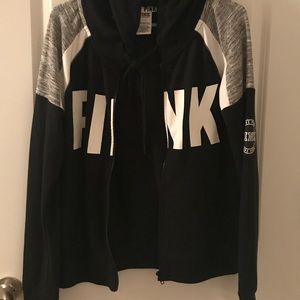 VS PINK Hoodie Zip Up