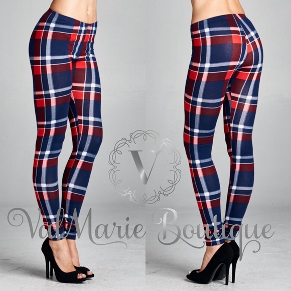 Plaid Leggings - Picture 2 of 2
