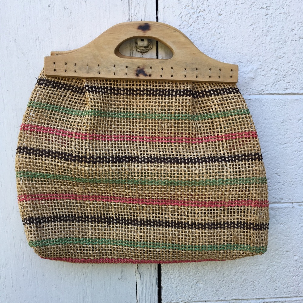 Vintage Straw tote