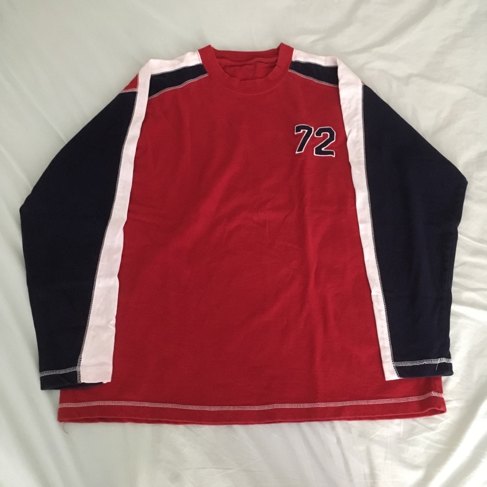 vintage racing nascar embroidered 72 long sleeve