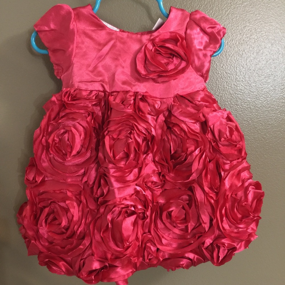 First Impressions Rosette Dress