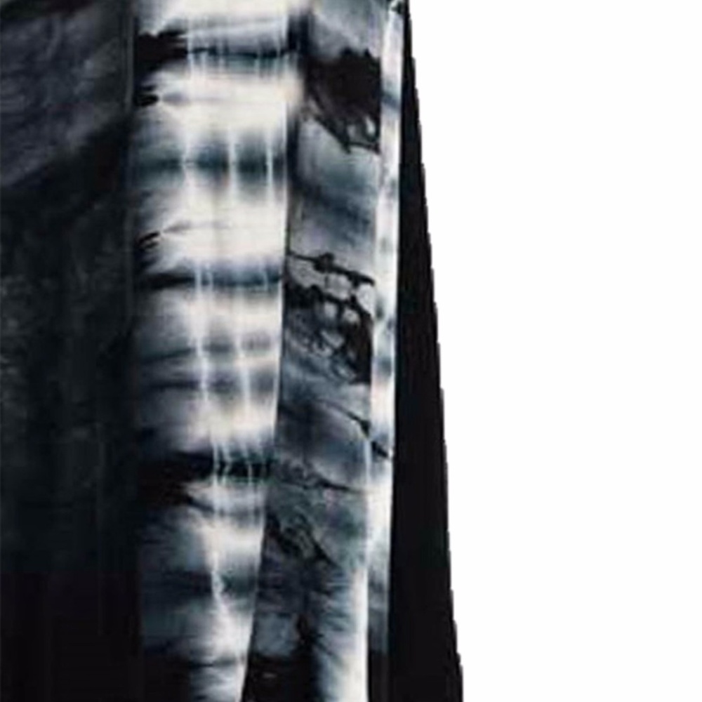 Gypsy Tie Dye Wide Flared Jersey Maxi Long Skirt - Picture 5 of 6
