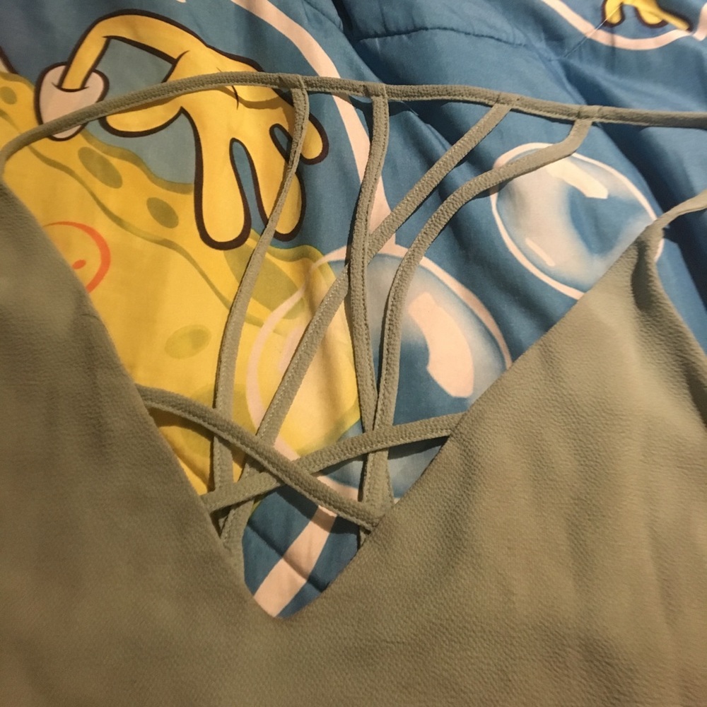 Forever 21 blue tank top