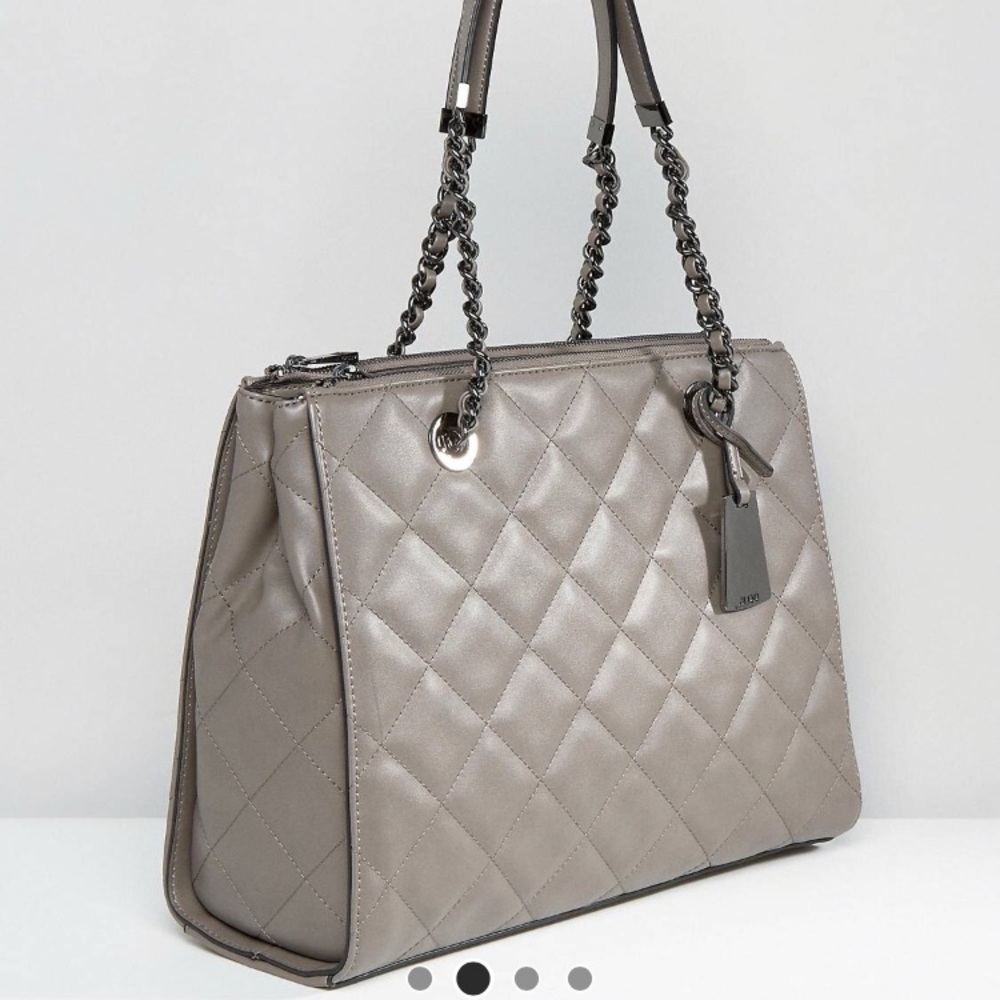 BRAND NEW ALDO QUILTED SHOULDER BAG IN CHARCOAL