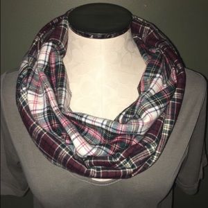 Flannel infinity scarf