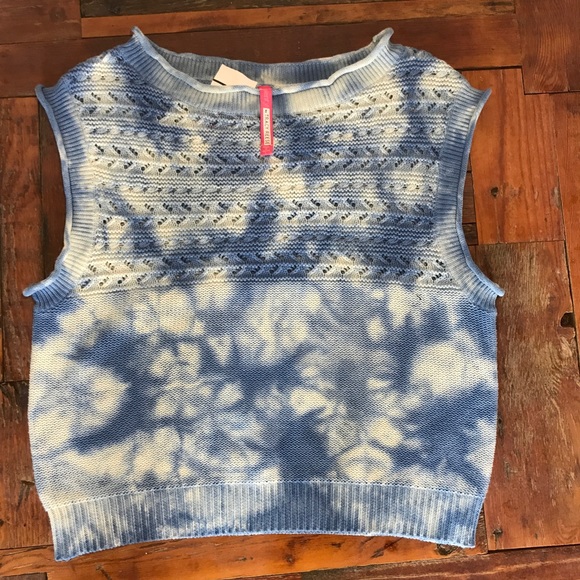 Plenty by Tracy Reese Sweaters - Plenty by Tracy Reese Sky Dye Knit Sleeveless Vest