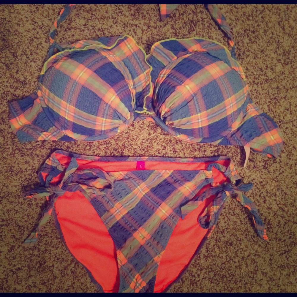 Victoria's Secret Plaid Bikini
