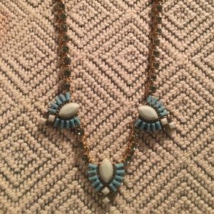 Jcrew Turquoise Statement Necklace