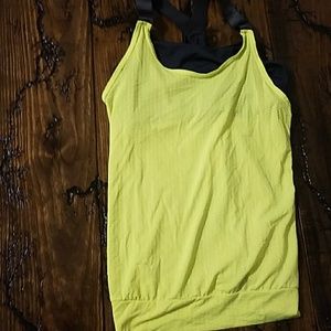 Danskin tank with built in bra
