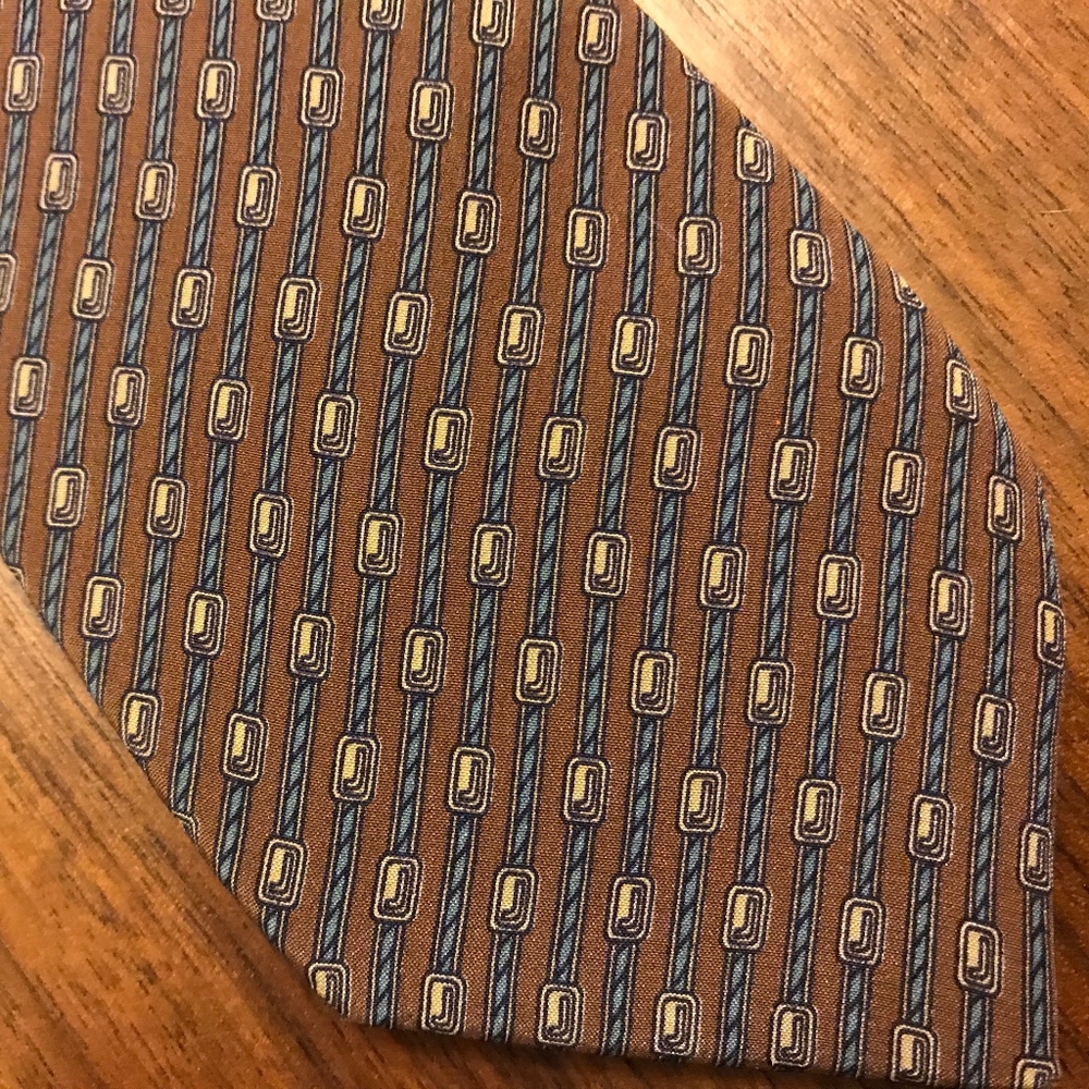 Lancel Parisan Style Silk Tie Made in Italy